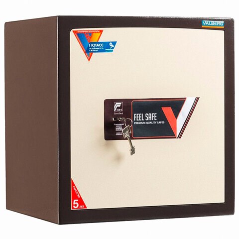 Сейф взломостойкий 1 класс VALBERG "Карат-46 new", 460х440х380 мм, 90 кг, ключевой замок, S10499104040 291229 - фото 299330