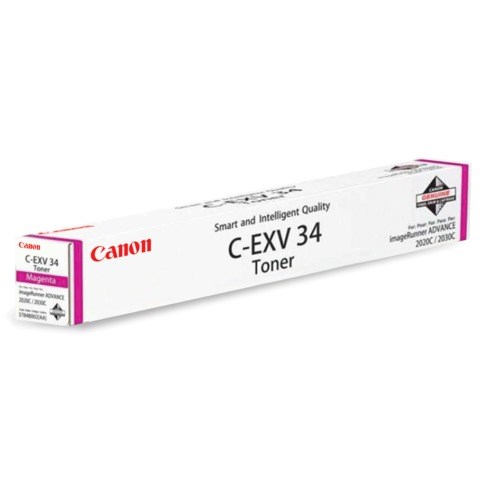 Тонер CANON (C-EXV34M) iR C9060/C9065/C9070, пурпурный, оригинальный, ресурс 16000 страниц, 3784B002 320717 - фото 299436