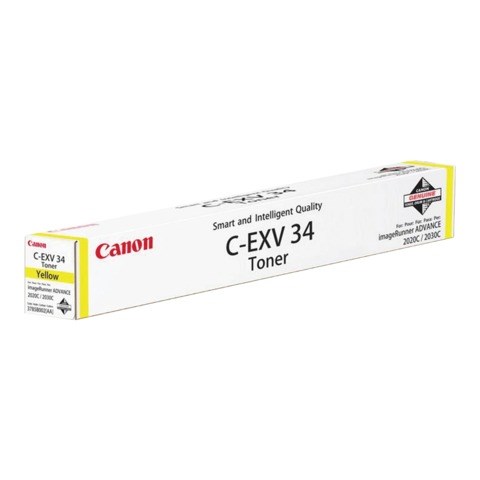 Тонер CANON (C-EXV34Y) iR C9060/C9065/C9070, желтый, оригинальный, ресурс 16000 страниц, 3785B002 320718 - фото 299437