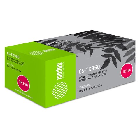 Тонер-картридж CACTUS (CS-TK350) для KYOCERA FS-3920DN, ресурс 15000 стр. 320776 - фото 299450
