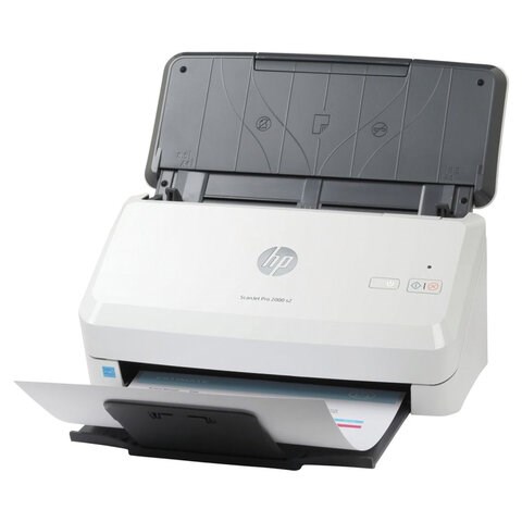 Сканер потоковый HP ScanJet Pro 2000 s2 А4, 35 стр./мин, 600x600, ДАПД, 6FW06A 354771 - фото 299650