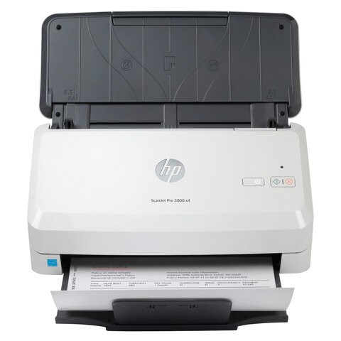 Сканер потоковый HP ScanJet Pro 3000 s4 А4, 40 стр./мин, 600x600, ДАПД, 6FW07A 354772 - фото 299651