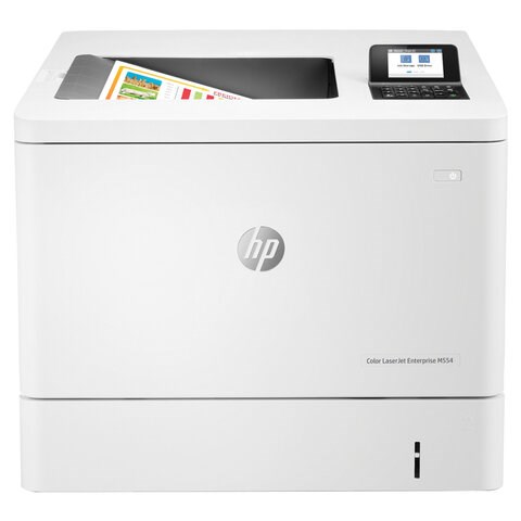 Принтер лазерный ЦВЕТНОЙ HP Color LJ Enterprise M554dn, А4, 33 стр./мин., 80000 стр./мес., ДУПЛЕКС, сетевая карта, 7ZU81A 354783 - фото 299655