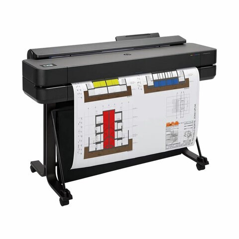 Плоттер HP DesignJet T650 36" A0, Wi-Fi, сетевая карта, с подставкой, 5HB10A 354798 - фото 299666