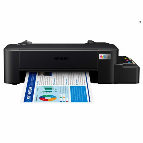 Принтер струйный EPSON L121, А4, 9 стр./мин (ч/б), 4,8 стр./мин (цв.), 720 x 720 dpi, C11CD76414 354815 - фото 299679