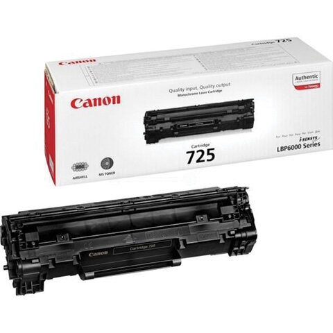 Картридж лазерный CANON (725) LBP6000/LBP6020/LBP6020B, оригинальный, ресурс 1600 стр., 3484B002 360870 - фото 299870