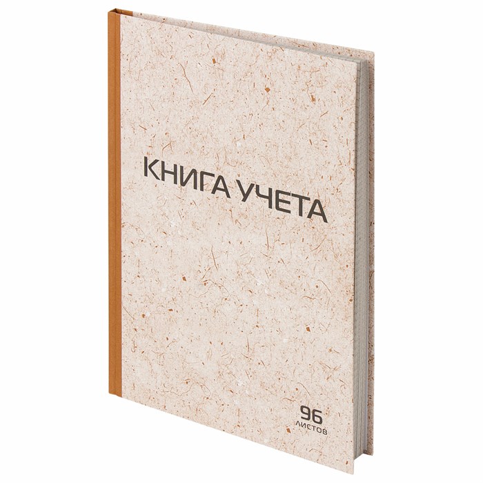 Книга учета 96 л., клетка, твердая, крафт, типографский блок, А4 (200х290 мм), STAFF, 126500 126500 - фото 30006