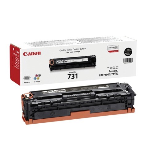 Картридж лазерный CANON (731BK) LBP7100/7110/MF8230/8280, черный, ресурс 1400 страниц, оригинальный, 6272B002 361538 - фото 300094