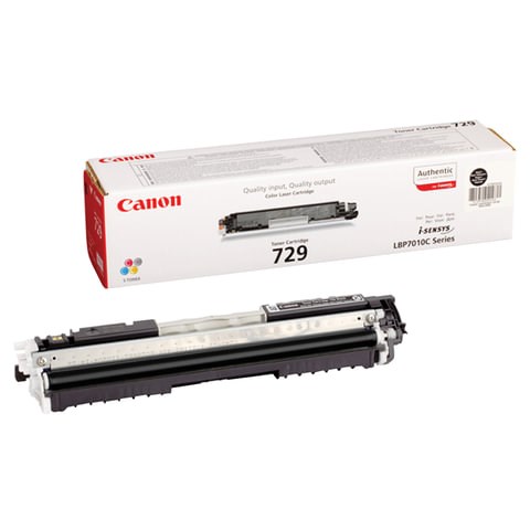 Картридж лазерный CANON (729BK) LBP7010C/7018C, черный, ресурс 1200 страниц, оригинальный, 4370b002 361546 - фото 300098