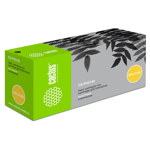 Картридж лазерный CACTUS (CS-PH3140) для XEROX Phaser 3140/3155/3160, ресурс 1500 стр. 361777 - фото 300165