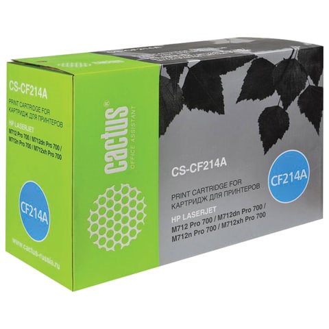 Картридж лазерный CACTUS (CS-CF214A) для HP LaserJet Enterprise M725/M712, ресурс 10000 стр. 362083 - фото 300362