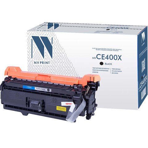Картридж лазерный NV PRINT (NV-CE400X) для HP LaserJet Pro M570dn/M570dw, черный, ресурс 11000 стр. 362223 - фото 300395