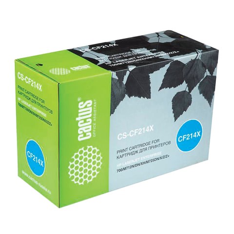 Картридж лазерный CACTUS (CS-CF214X) для HP LaserJet M725dn/M725f/M712dn, ресурс 17500 стр. 362452 - фото 300524