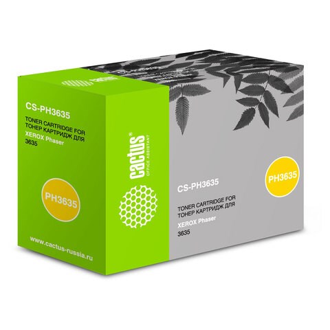 Картридж лазерный CACTUS (CS-PH3635) для XEROX Phaser 3635MFP/3635MFPW, ресурс 10000 стр. 362564 - фото 300575