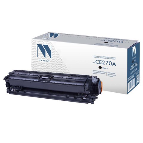 Картридж лазерный NV PRINT (NV-CE270A) для HP CP5525dn/CP5525n/M750dn/M750n, черный, ресурс 13500 страниц 363390 - фото 301098