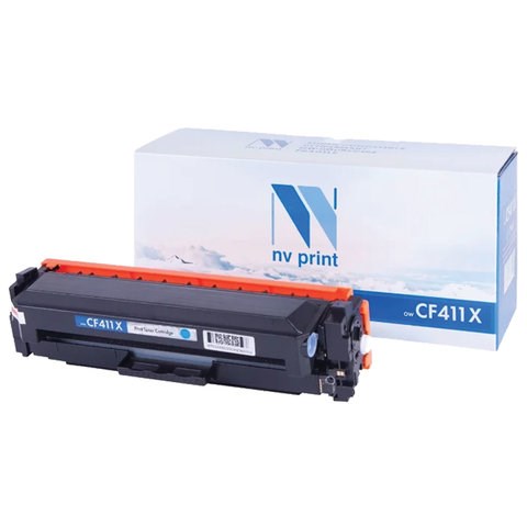 Картридж лазерный NV PRINT (NV-CF411X) для HP M377dw/M452nw/M477fdn/M477fdw, голубой, ресурс 5000 страниц 363424 - фото 301132