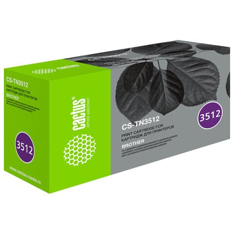 Картридж лазерный CACTUS (CS-TN3512) для Brother DCP L6600DWHL/L6250DNHL/L6300DWHL, ресурс 12000 страниц 363668 - фото 301318