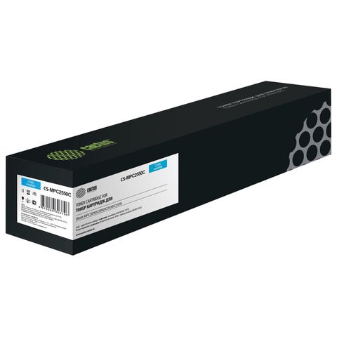 Картридж лазерный CACTUS (CS-MPC2550C) для Ricoh MPC2030/C2050/C2530/C2550, голубой, ресурс 5500 страниц 364039 - фото 301606