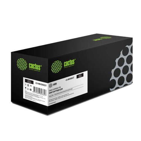 Картридж лазерный CACTUS (CS-MX500GT) для Sharp MX-M282/M283/M363/M452/M453/M503, ресурс 40000 страниц 364046 - фото 301613