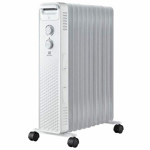 Обогреватель масляный ELECTROLUX EOH/BE-11ZW, 2200 Вт, 11 секций, белый, НС-1639046 457458 - фото 303385
