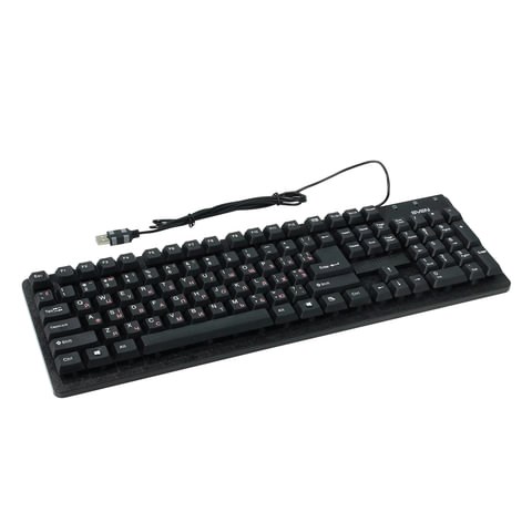 Клавиатура проводная SVEN Standard 301, USB, 104 клавиши, чёрная, SV-03100301UB 512588 - фото 303676