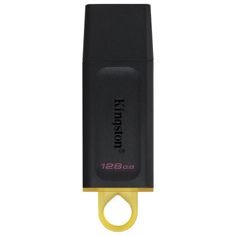 Флеш-диск 128 GB KINGSTON DataTraveler Exodia, разъем USB 3.2, черный/желтый, DTX/128GB 513639 - фото 303813