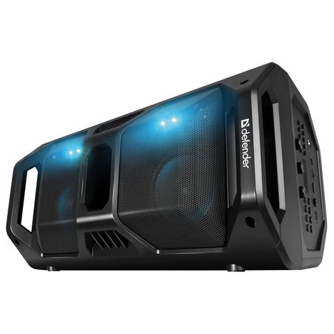 Колонка портативная DEFENDER Rage, 2.0, 50 Вт, Bluetooth, FM-тюнер, microSD, чёрная, 65109 513678 - фото 303828