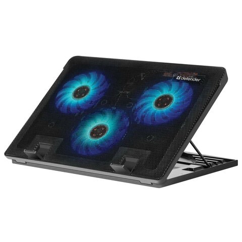 Подставка для ноутбука DEFENDER NS-501, 15,6-17", 2 USB, 3 вентилятора, 29501 513688 - фото 303834