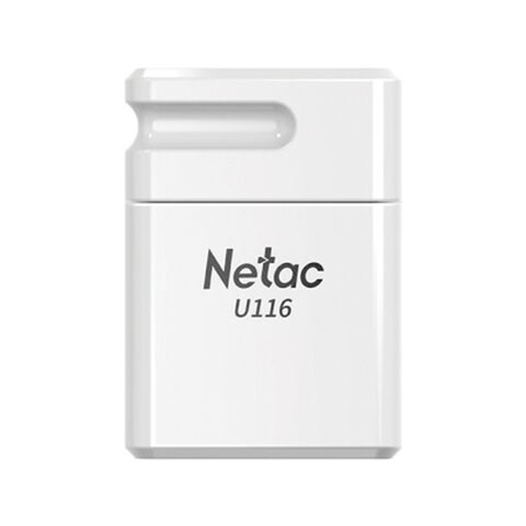 Флеш-диск 16 GB NETAC U116, USB 2.0, белый, NT03U116N-016G-20WH 513692 - фото 303837