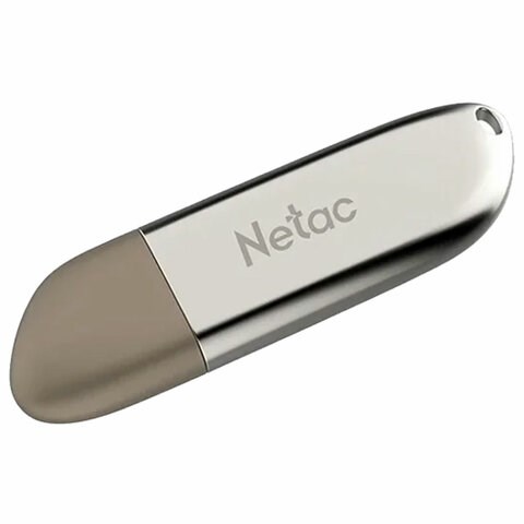 Флеш-диск 64 GB NETAC U352, USB 2.0, металлический корпус, серебристый, NT03U352N-064G-20PN 513697 - фото 303842