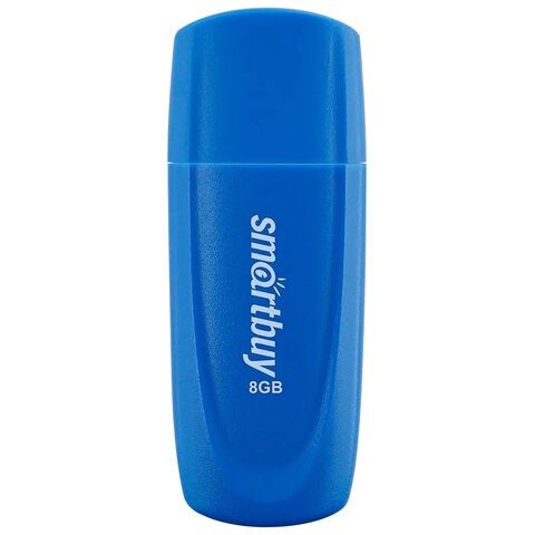 Флеш-диск 8 GB SMARTBUY Scout USB 2.0, синий, SB008GB2SCB 513759 - фото 303859