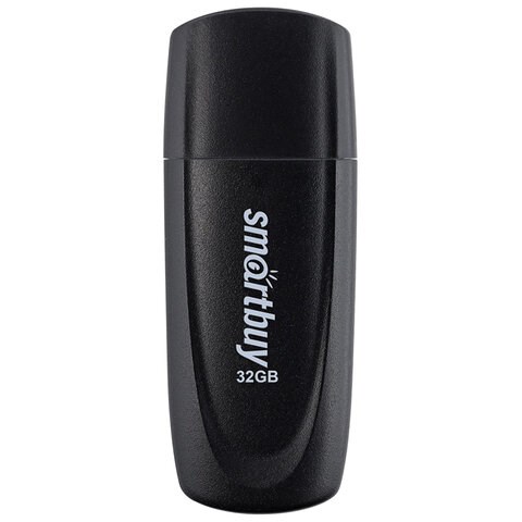 Флеш-диск 32 GB SMARTBUY Scout USB 2.0, черный, SB032GB2SCK 513766 - фото 303865