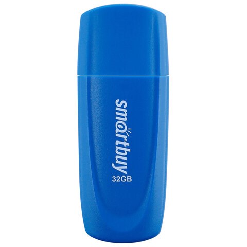 Флеш-диск 32 GB SMARTBUY Scout USB 2.0, синий, SB032GB2SCB 513767 - фото 303866