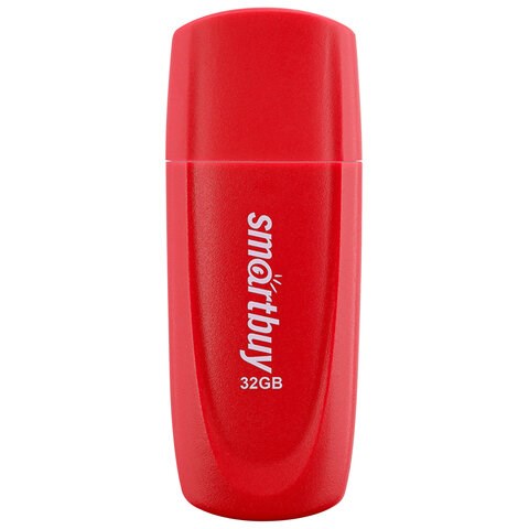 Флеш-диск 32 GB SMARTBUY Scout USB 2.0, красный, SB032GB2SCR 513768 - фото 303867