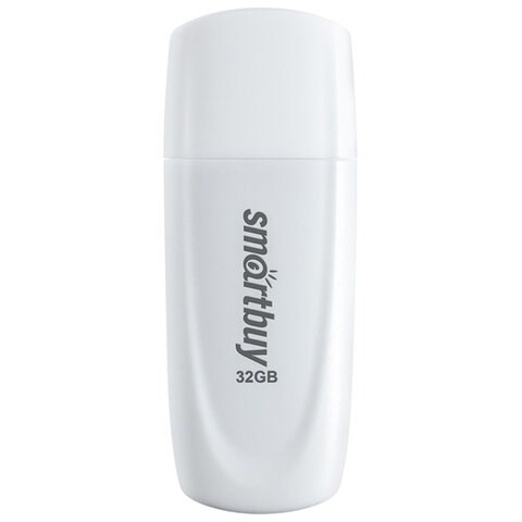Флеш-диск 32 GB SMARTBUY Scout USB 2.0, белый, SB032GB2SCW 513769 - фото 303868