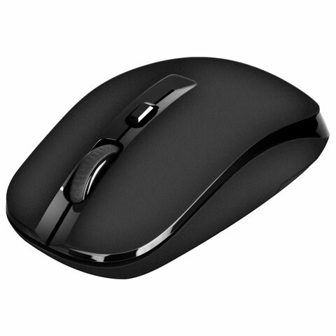 Мышь беспроводная SVEN RX-260W, 3 кнопки + 1 колесо-кнопка, оптическая, черная, SV-018, SV-018160 513831 - фото 303909