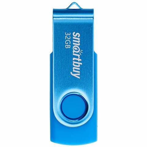 Флеш-диск 32 GB SMARTBUY Twist USB 2.0, синий, SB032GB2TWB 513908 - фото 303917