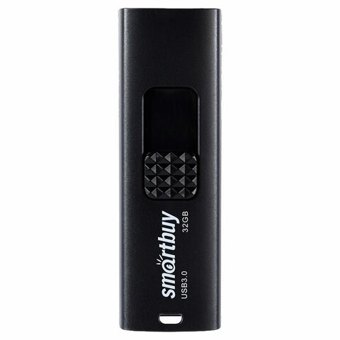 Флеш-диск 32 GB SMARTBUY Fashion USB 3.0, черный, SB032GB3FSK 513914 - фото 303923