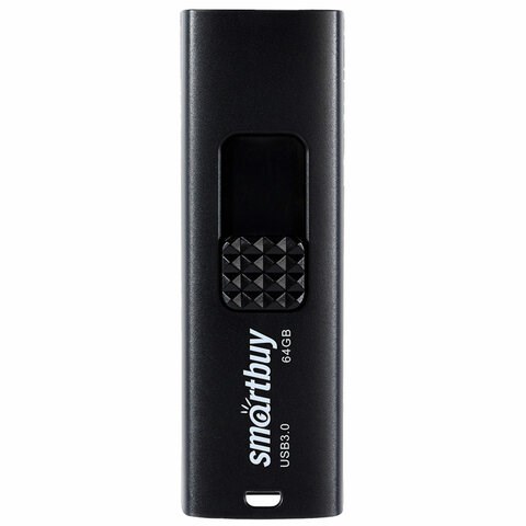 Флеш-диск 64 GB SMARTBUY Fashion USB 3.0, черный, SB064GB3FSK 513915 - фото 303924