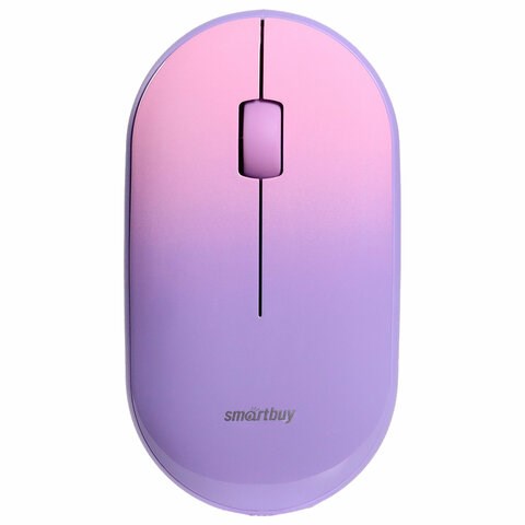 Мышь беспроводная бесшумная SMARTBUY SBM-266AG-V, USB, 2 кнопки + 1 колесо, оптическая, фиолетовая 514184 - фото 304035