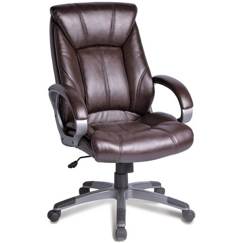 Кресло офисное BRABIX "Maestro EX-506", экокожа, коричневое, 530878 530878 - фото 304139