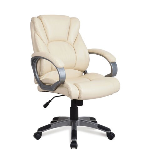 Кресло офисное BRABIX "Eldorado EX-504", экокожа, бежевое, 531167 531167 - фото 304229