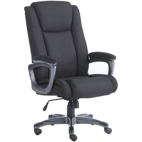 Кресло офисное BRABIX PREMIUM "Solid HD-005", НАГРУЗКА до 180 кг, ткань, черное, 531822 531822 - фото 304366