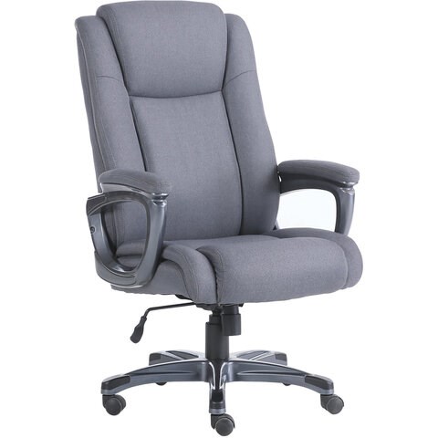 Кресло офисное BRABIX PREMIUM "Solid HD-005", нагрузка до 180 кг, ткань, серое, 531823 531823 - фото 304367