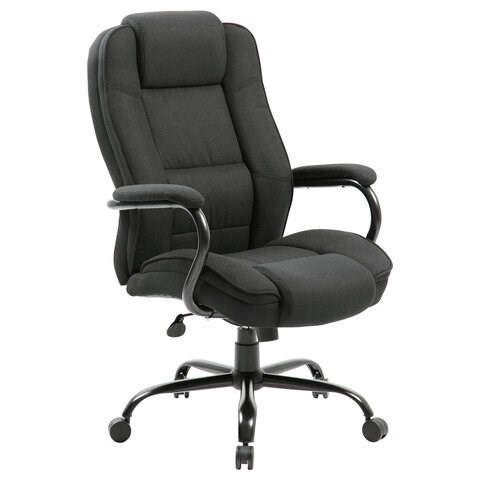 Кресло офисное BRABIX PREMIUM Heavy Duty HD-002, усиленное, НАГРУЗКА до 200 кг, ткань, 531830 531830 - фото 304372