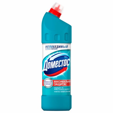 Чистящее средство 1 л, DOMESTOS (Доместос) Свежесть Атлантики, с отбеливающим эффектом 600580 - фото 305191
