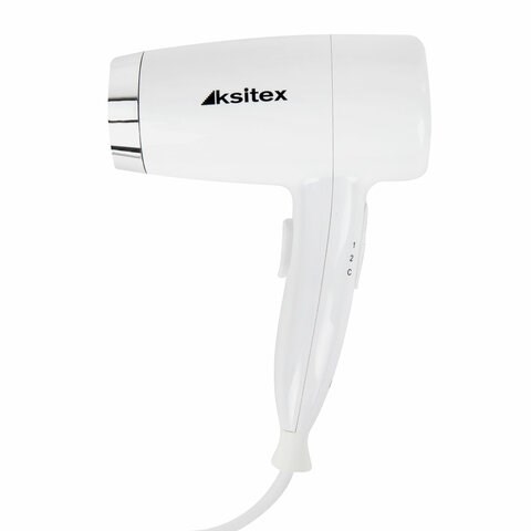 Фен для волос настенный KSITEX F-1800 W, 1800 Вт, пластик/металл, 2 скорости, белый 601805 - фото 305477