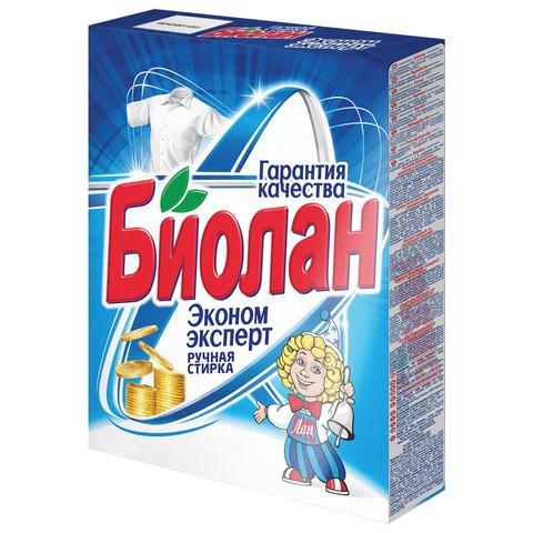Стиральный порошок для ручной стирки 350 г, БИОЛАН Эконом Эксперт (Нэфис Косметикс) 602069 - фото 305548