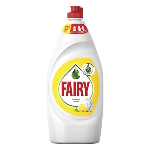 Средство для мытья посуды, 900 мл, FAIRY (Фейри) Сочный лимон 603749 - фото 305767