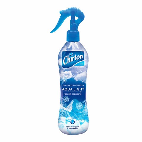 Освежитель воздуха на водной основе 400 мл, CHIRTON (Чиртон) Aqua Light "Горная Свежесть", 4607145649000 603999 - фото 305826